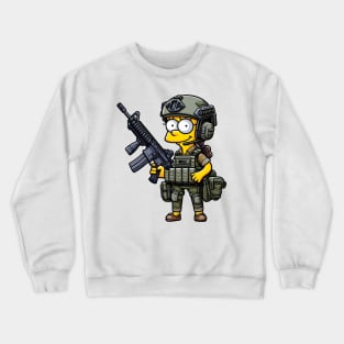 Tactical Yellow People Crewneck Sweatshirt